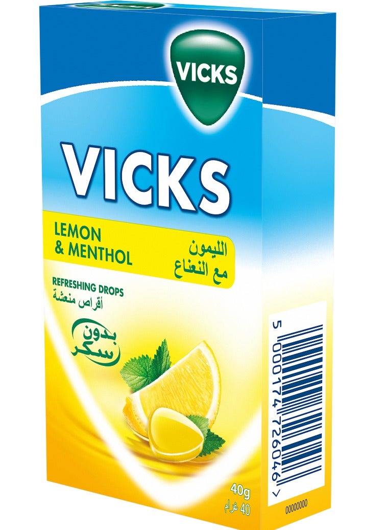 فكس فيكس أقراص ترطيب وتطهير الحنجرة بالليمون والمنثول 40 جم - Image 2
