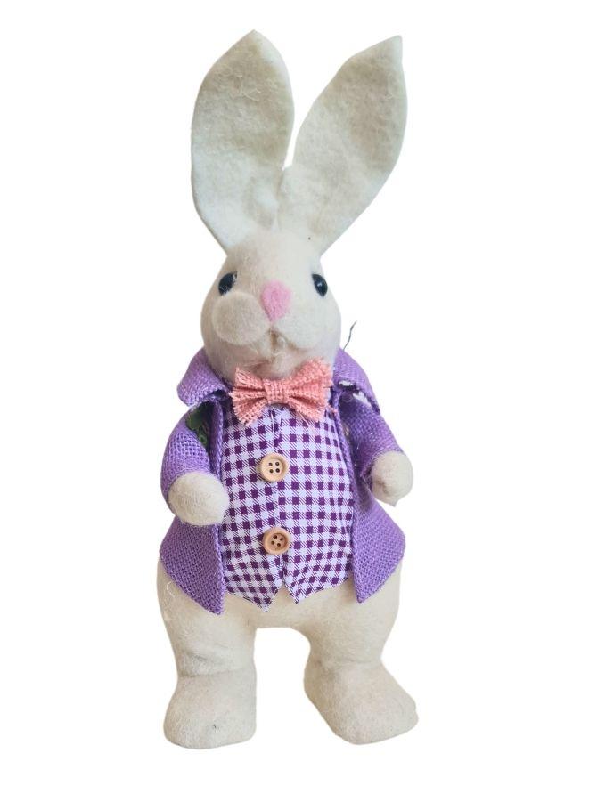 Fatio Bunny Simulation Cotton String Rabbits Ornament Crafts Decoration for Yard Sign Garden, Living Room, Bedroom 32 cm - Image 1