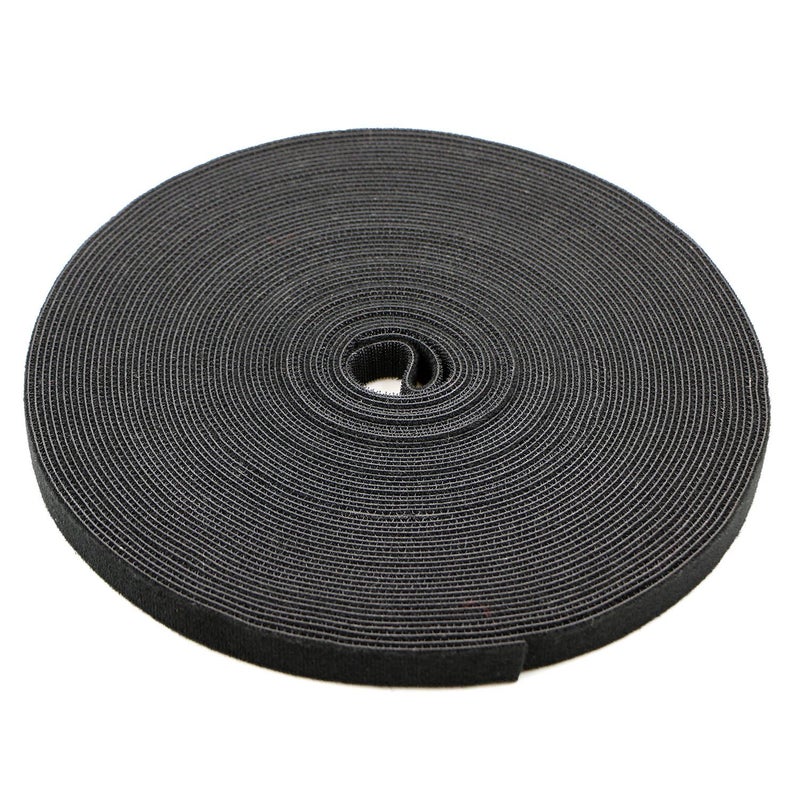 Pasow Fastening Tape Cable Tie Double Side Nylon Power Wire Management 3/4Inch 1 Roll Hook (25 Yards  Style 1) - Image 1