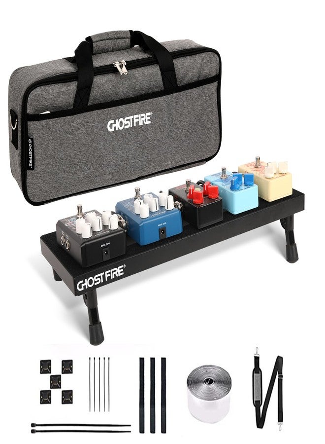 GHOSTFIRE Ghost Fire Guitar Pedal Board Aluminum Alloy 1.1lb Super light Effect Pedalboard19.7''x7'' with Carry Bag,SPL-02 - Image 1