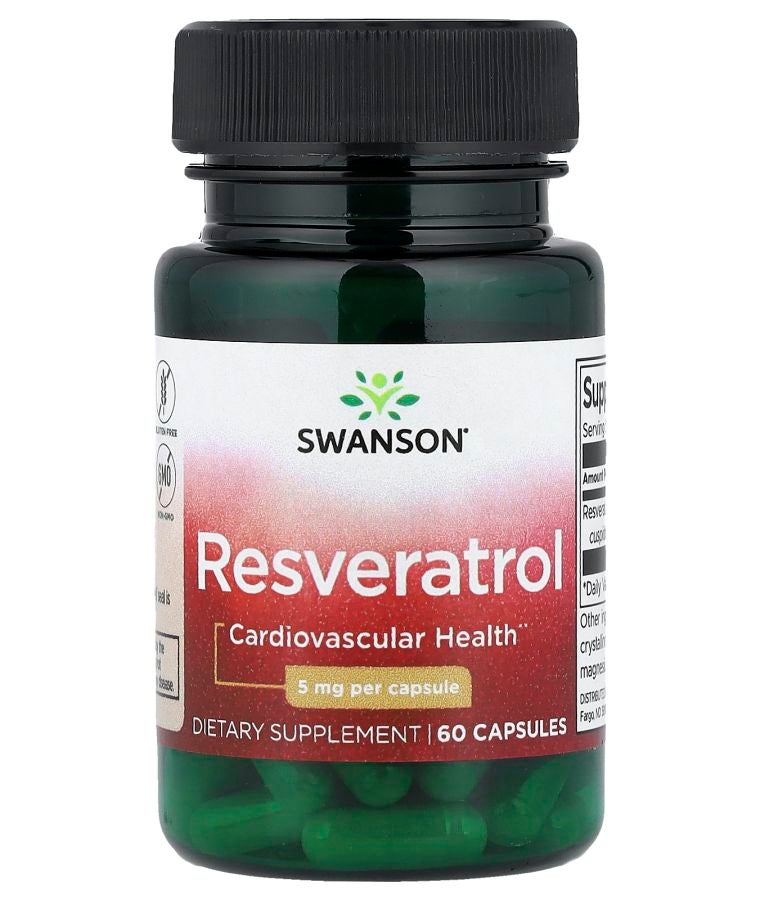 Resveratrol 5 mg 60 Capsules