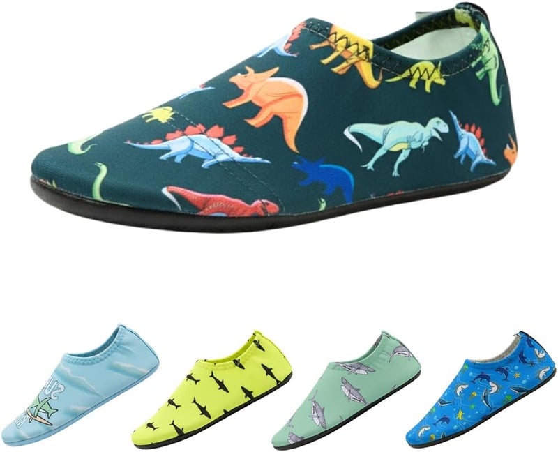 Slipstop AntiSlip Shoes for Kids - Quick-Dry Aqua Socks Beach Shoes for Kids - Barefoot Shoes for Water Sports Yoga Exercise - Image 1