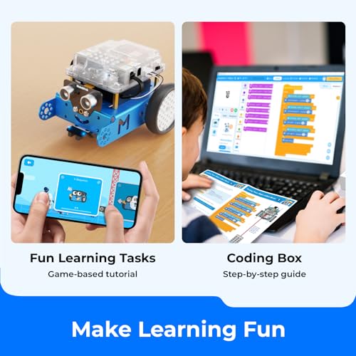 Makeblock mBot Robot Kit with Scratch Coding Box, STEM Projects for Kids Learn to Code with Scratch Arduino, Programmable Robot with 4 Programming Learning Projects, Gifts for Boys Girls Aged 8-12 - Image 3