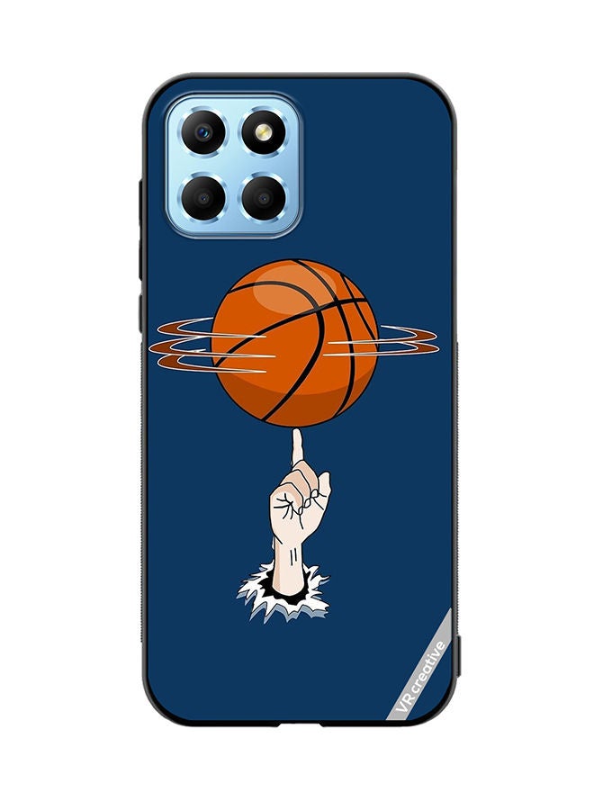 VR CREATIVE Protective Case Cover For Honor X8 5G Basket Ball In Hand Design Multicolour - Image 1