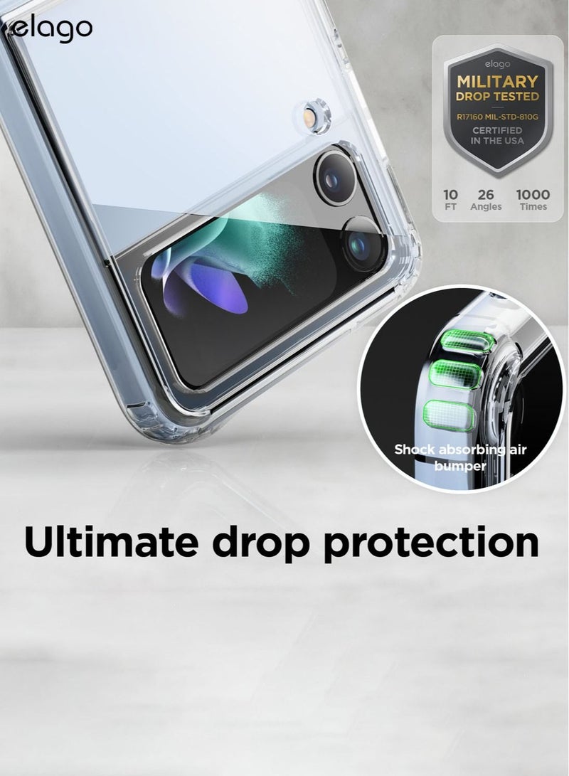 Elago Hybrid for Galaxy Z Flip 4 Case Cover - Transparent - Image 4