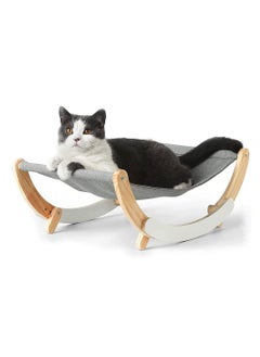 Cool Baby COOLBABY Cat Bed Pet Bed Pet Shaker Antislip Mat Design Washable Breathable Cloth Pad Solid Wood Cat Bed  - Image 1