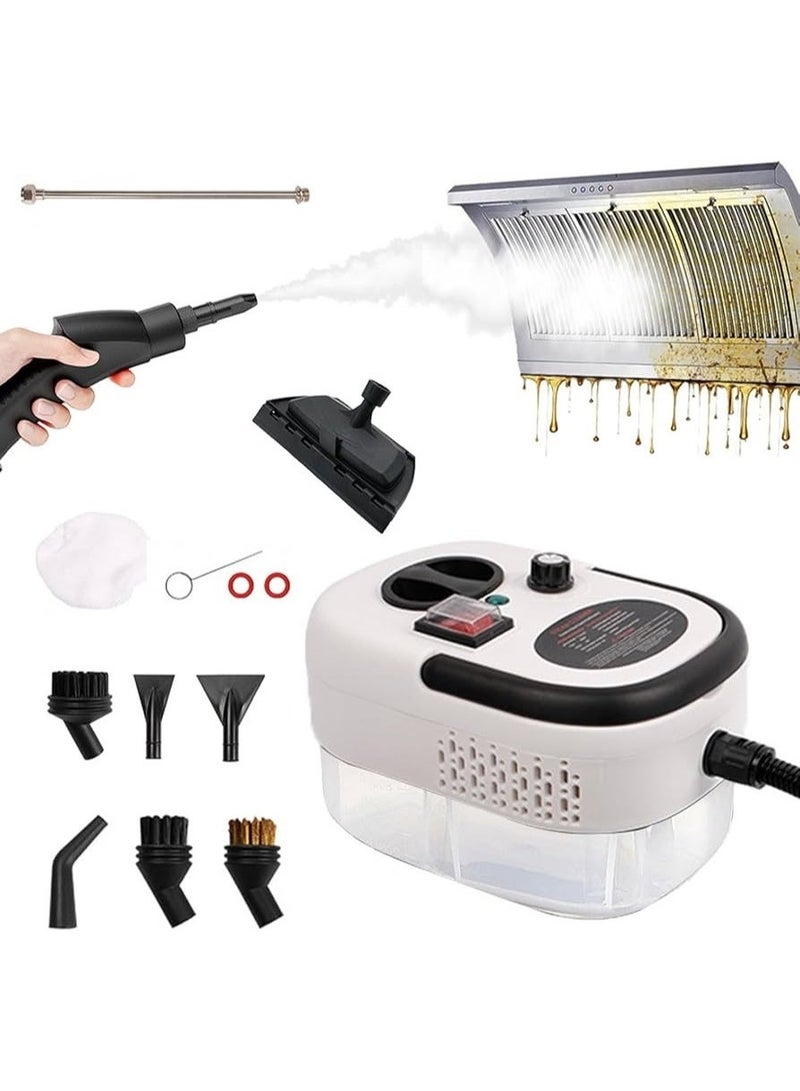 Portable Multi-Purpose Steam Cleaner with Fast 15-Second Heating, Adjustable Steam Pressure, 6 Cleaning Accessories for Kitchen, Bathroom, Glass, Floors, Upholstery & Car Interior - Image 3