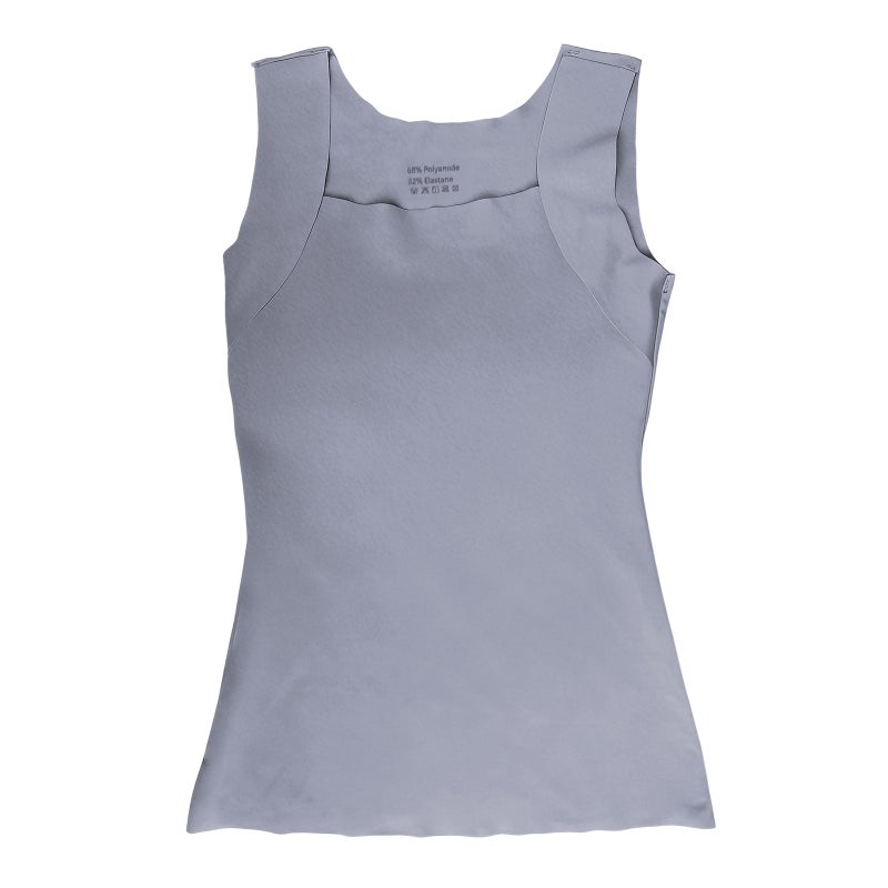 Zeriluna Blue Square Neck Padded Base Shirt - Soft, Comfortable, Lightweight & Breathable Everyday Vest - Image 1