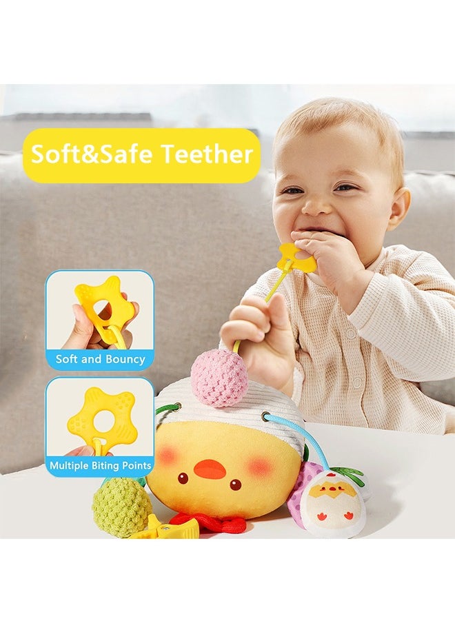 Lemon Baby Stroller Rattle Pendant, Car Seat Toys For Babies 0-6 Months, Chick Stroller Toy With Clamp, Best Baby Ideal Gift For Ages 0 And Up  - Image 3