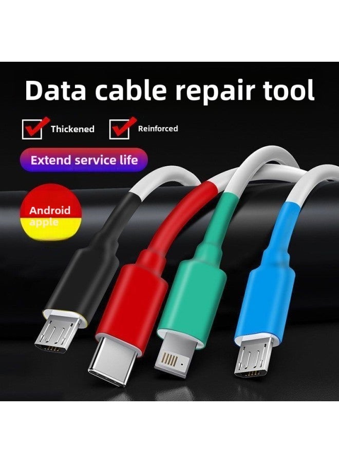 （random 1 color)Mobile Phone Insulation Heat Shrink Tube Data Cable Break Repair Home Mobile Phone Cable Break-proof Charging Wire Repair Artifact-Color:thread End Repair Tube [1 Piece]]（random 1 color)  - Image 2
