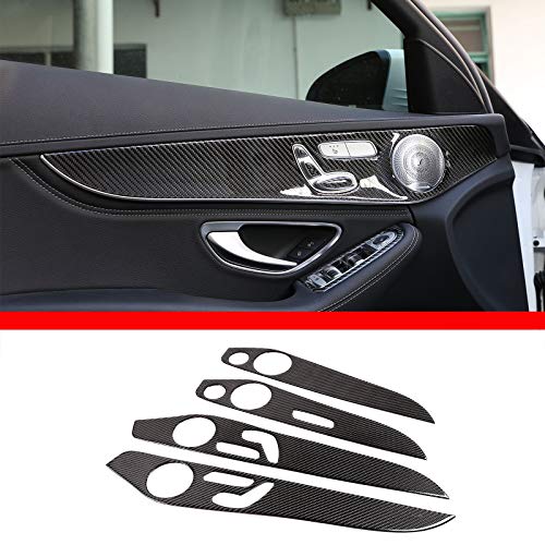 Yiwang Carbon Fiber For Mercedes Benz GLC C Class W205 X253 2014-2020 Door Molding Panel Cover (With Seat heating) - Image 1