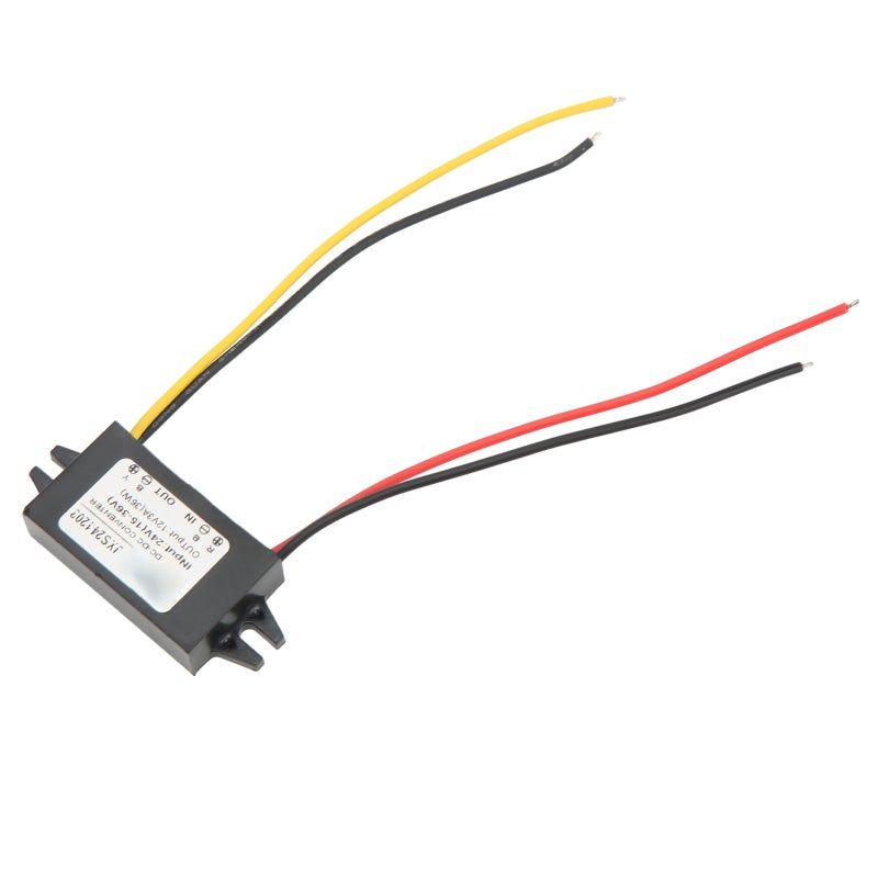 DC Module: 24V To 12V High Conversion Rate - Fully Sealed Waterproof Shockproof Dustproof Ultra-Thin Space-Saving With Multi-Protection For Vehicles Security Systems Hospital Equipment - Image 1