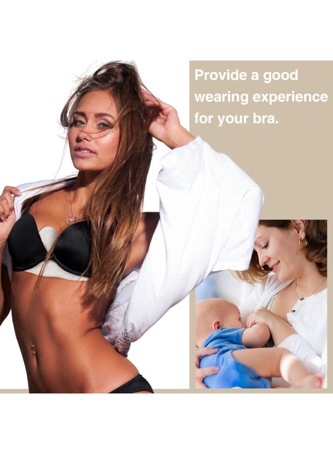 Generic 4PCS Under Bra Liners,Under Breast Sweat Absorber Pads Odor Control Cotton Breast Pad Reusable Protectors Moisture Wicking Boob Inserts Guards For Underarms Tummy Postpartum  - Image 5