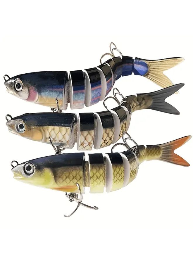 1 Piece Multi Section Swimming Bait Realistic Fish Design For Freshwater And Saltwater Fishing - Image 1