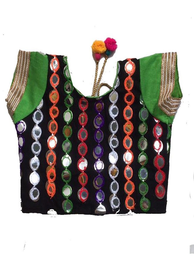 Aglare Girl's Cotton Readymade Lehenga Choli (ALk1040500_MUL_24_Orange_4-5 Years) - Image 4