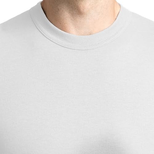 Soffe Mens 3 Pack - USA Poly/Cotton Military Tee, White, Medium - Image 5