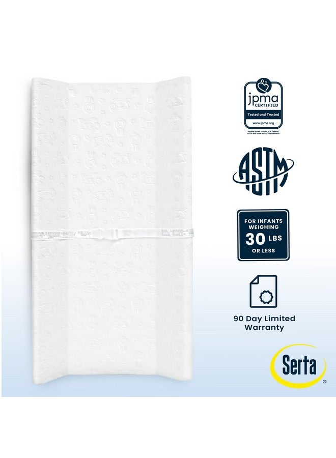 Delta CHILDREN Serta Foam Contoured Changing Pad with Waterproof Cover - Image 2