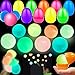 AMENON 12 Pack 3 Large Filled Easter Eggs Glow in The Dark Sticky Ceiling Ball Easter Basket Stuffers Essential Stress Relief Fidget Toys Easter Eggs Hunt Party Favor Gifts for Kids Boys Girls Toddler - Image 2