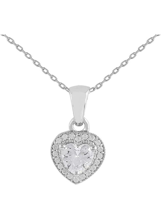 925 Sterling Silver CZ Heart Pendant - pzsku/Z423D62309704B37EC386Z/45/_/1730198355/afcf056e-a7b1-40d9-b62a-772aa06d15f5