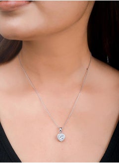 VOYLLA 925 Sterling Silver CZ Heart Pendant  - Image 5
