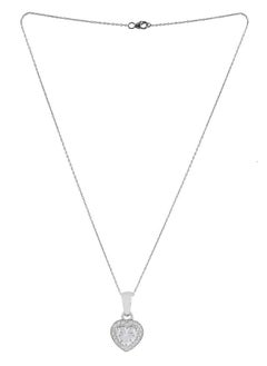 VOYLLA 925 Sterling Silver CZ Heart Pendant  - Image 3