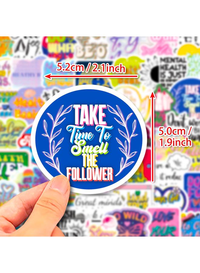 Bluejw Big Sale 50 Inspirational Text Hot Sale English Label Phrase Water Cup Notes Decorative Stickers Outdoor Waterproof - Image 2