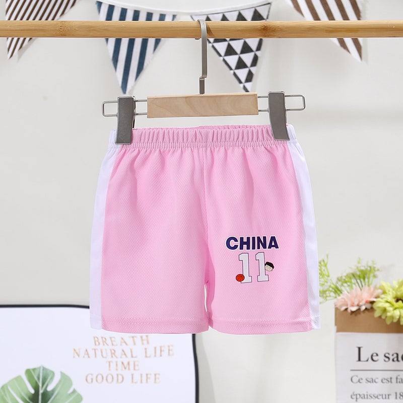 Children'S Clothing Children'S Casual Quick-Drying Shorts Sports Loose Breathable Boys And Girls Three-Quarter Pants Medium And Large Children'S Pants - Image 5
