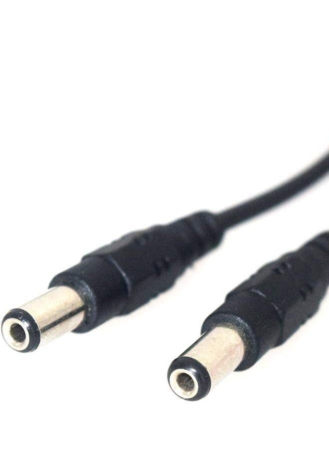 Generic - Power Lead 5.5x2.1mm 1 Male to 2 Male Plug Dc 2.1 Y Splitter Cable for Cctv / LED Car / Backup Camera / Monitor - Image 1
