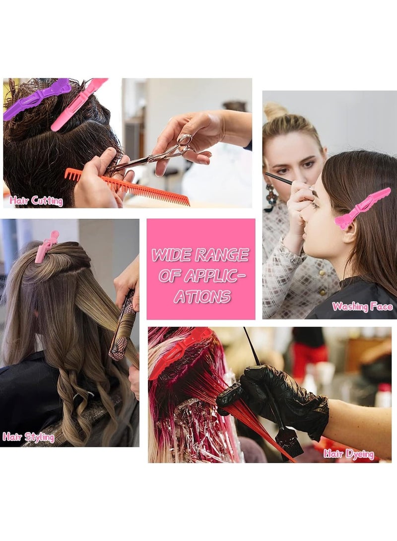 6 قطع من مشابك التمساح، تصفيف الشعر غير القابل للانزلاق، يثبت الشعر بقوة، مناسب لتصفيفات الشعر المنزلية ومصففي الشعر - Image 5