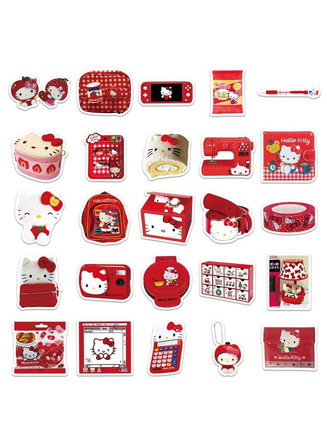 Hello Kitty 50Pcs Hello Kitty Stickers, Cute Cartoon Waterproof Vinyl Stickers For Laptop Water Bottle Scrapbook Journal Decoration - Image 3