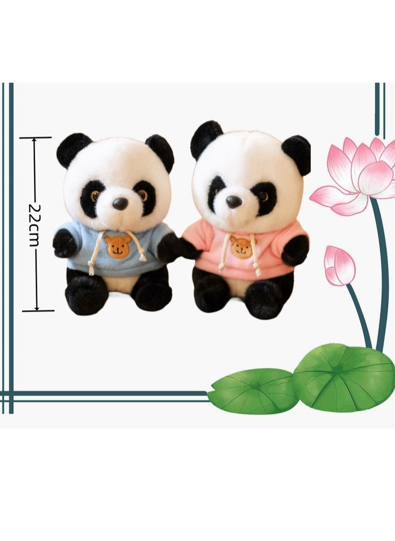 Golden Homee - 2 pieces Plush Toys Baby Panda Kids Birthday Gifts - Image 1