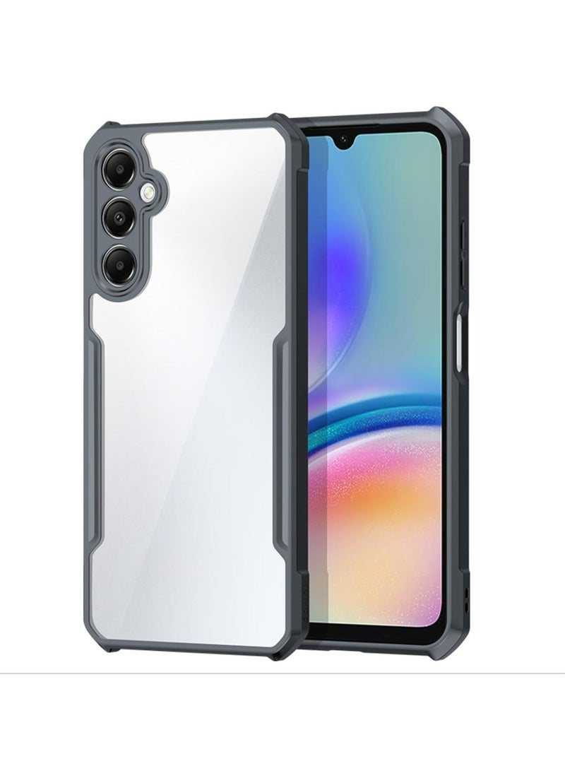Samsung Galaxy A14 4G/5G Black Mobile Phone Case Cover, Ultra-Thin Lightweight Cover Soft TPU Bumper + Acrylic Clear Back Case Cover - Image 1