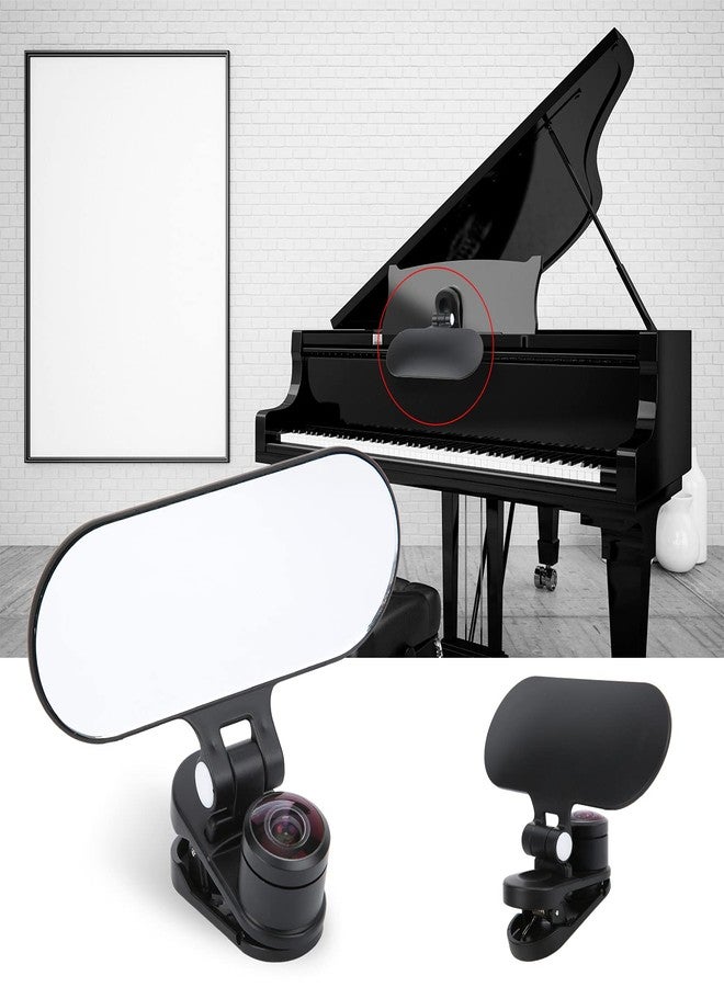 LiebeWH Piano Teaching Fisheye Lens Clip On Overhead Wide Angle Lens for Online Lessons Dual Split Screen - Image 5
