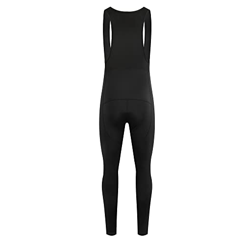 Coconut Ropamo CR Men's Cycling Bib Tights 4D Padded Compression Bike Bib Pants Leggings Riding Bike Bib Tights (M, Black) - Image 2