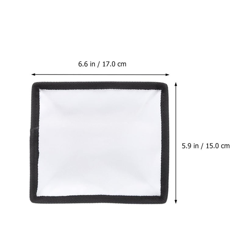 Foldable 15x17cm Soft Flash Diffuser Sock for DSLR Speedlight Studio Outdoor Photography Video Light Cover - Image 3