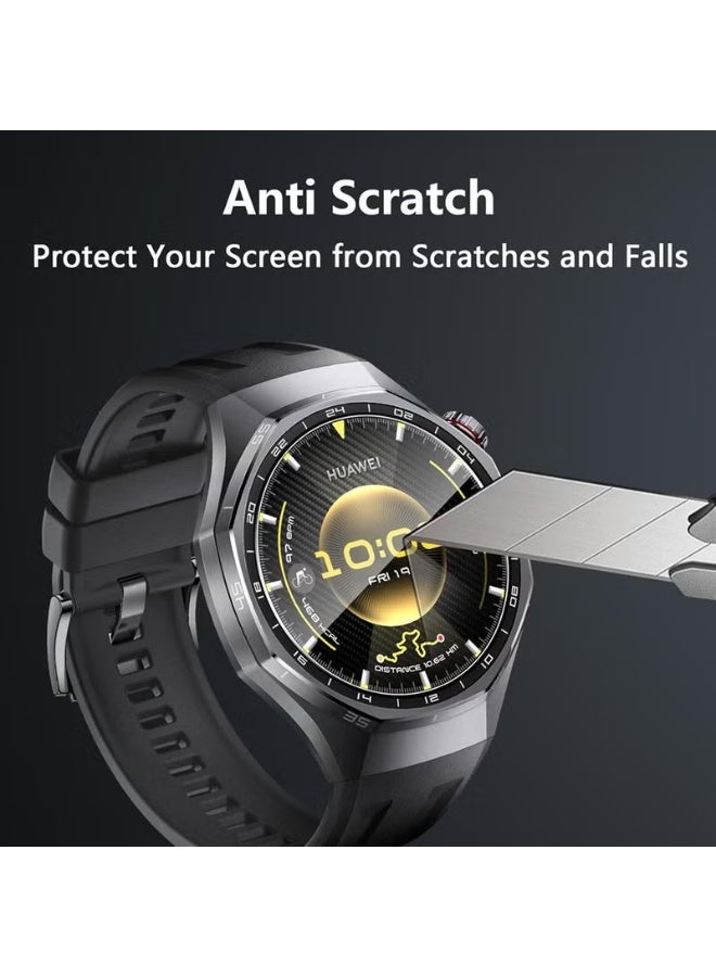 2 Pack Screen Protector for Huawei GT6 Pro 46mm, with Auto-alignment Installation kit, HD Scratch-Resistant Tempered Glass Screen Protector for Huawei GT 6 Pro 46mm - Image 3