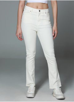 HIGH STAR High Rise Bootcut Clean Look Cotton Jeans  - Image 2