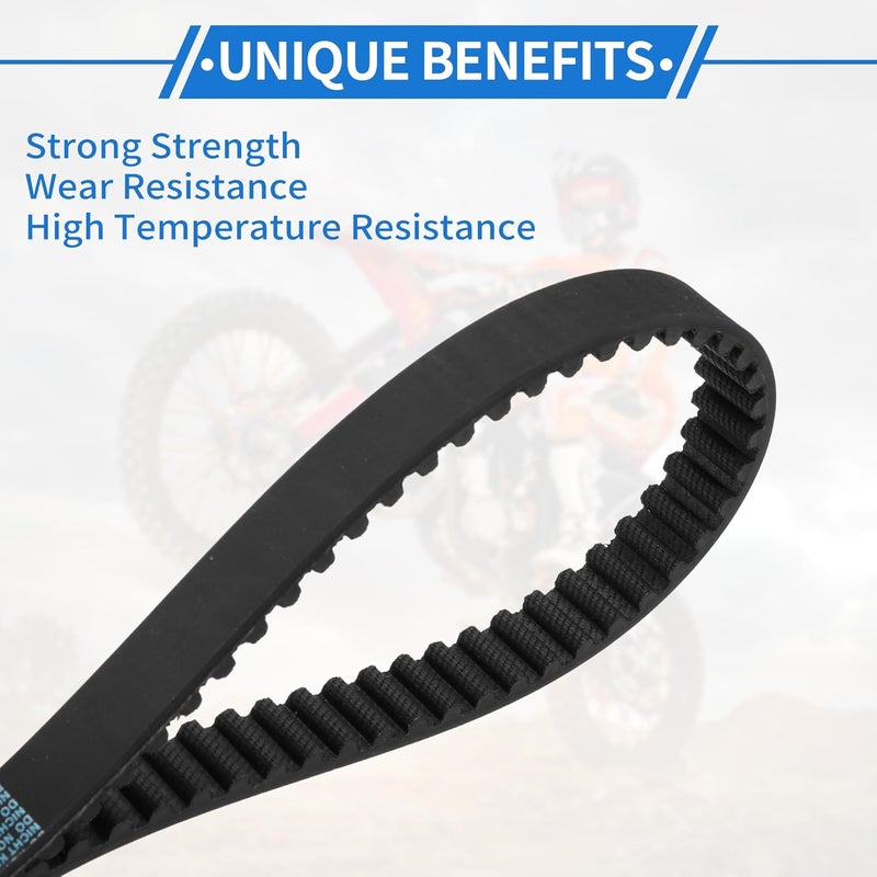 VekAuto Drive Belt for Surron Light Bee X, X160, X260 & Talaria Segway X260, Wear-resistant Rubber Fibre - Image 4