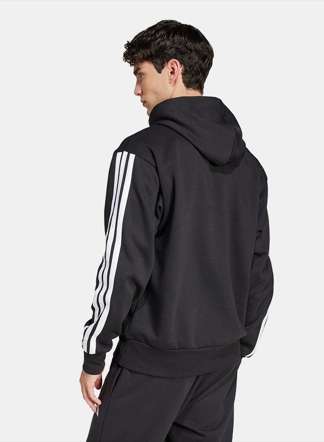 Adidas Essentials 3-Stripes Fleece Hoodie - Image 2