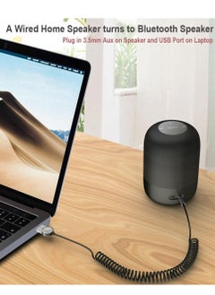 Y&D Aux to Bluetooth 5.1 Adapter, High Resolution Wireless Audio Adapter with Audiophile USB DAC 3.5mm AUX for Car/Home Stereo Hi Res Music Streaming, No Charging Needed  - Image 5
