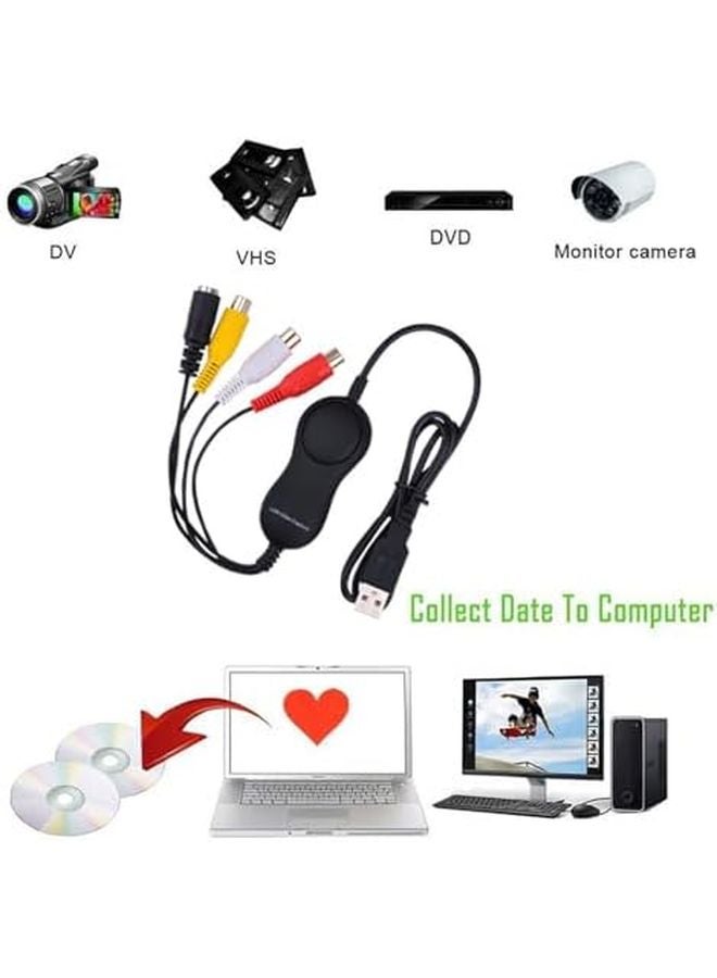 USB 2.0 Video Capture Card Analog to Digital Converter for CVBS Camera Device - Image 3
