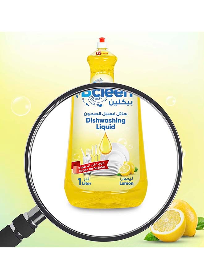 Bcleen Dishwashing Liquid Lemon Plus, tough on grease, gentle on skin 1L (SAVINGS PACK OF 1L x 12) - Image 3