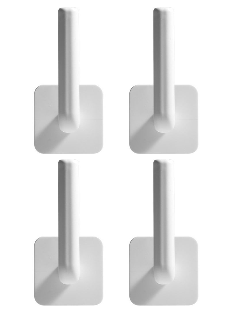 Generic - 4 PCS Wall Mounted Paper Towel Holder (White) - Image 1