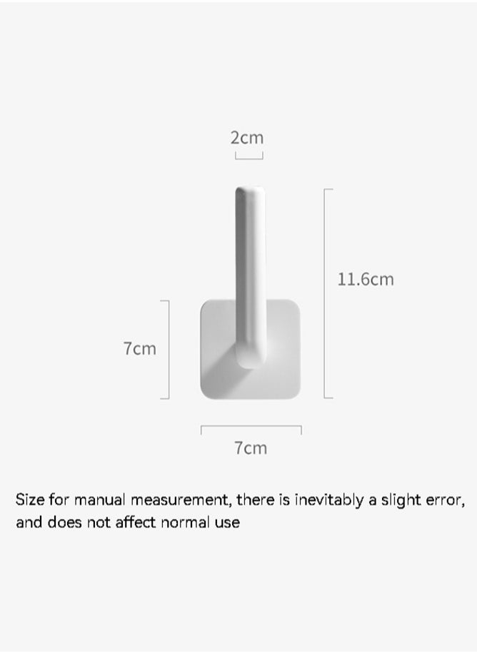Generic - 4 PCS Wall Mounted Paper Towel Holder (White) - Image 1