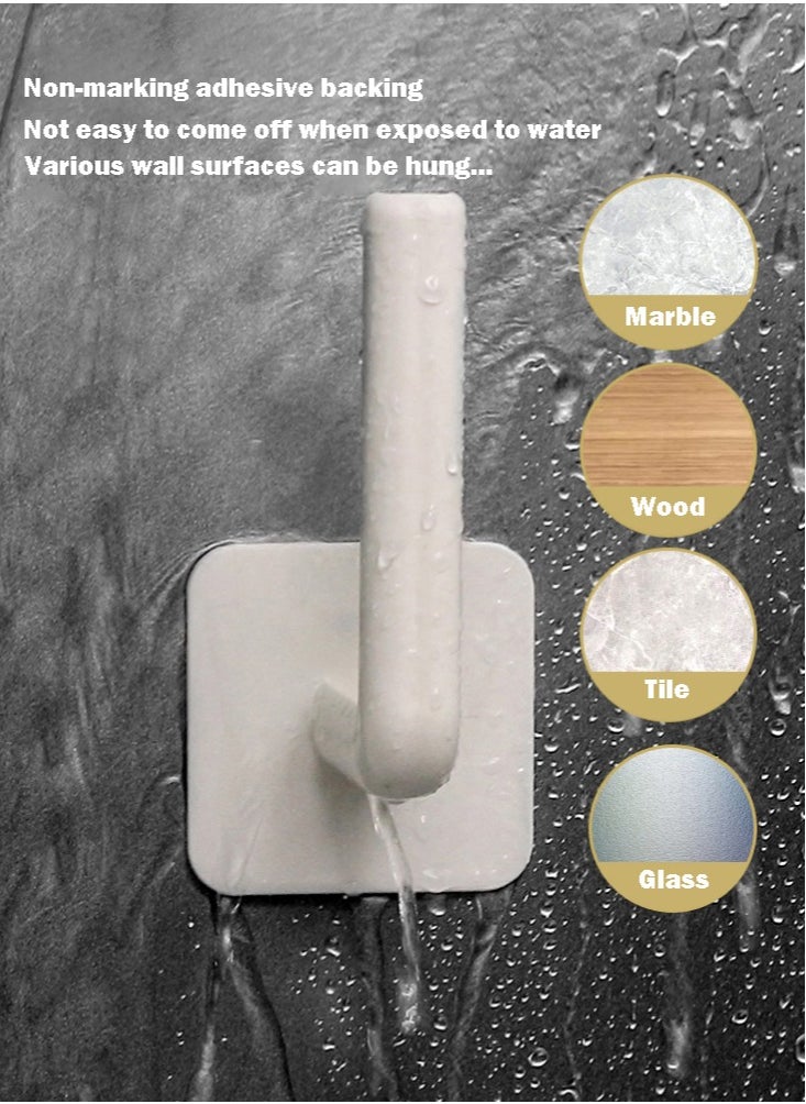 Generic - 4 PCS Wall Mounted Paper Towel Holder (White) - Image 1