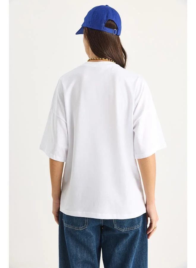 Ginger Basics Crew Neck Oversize T-shirt