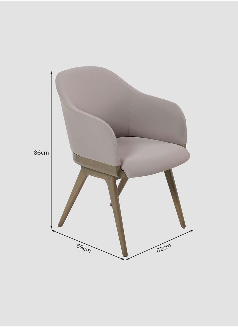 AL HUZAIFA FURNITURE - Erwan Armchair, Upholstered In Microfiber Leather - Image 1