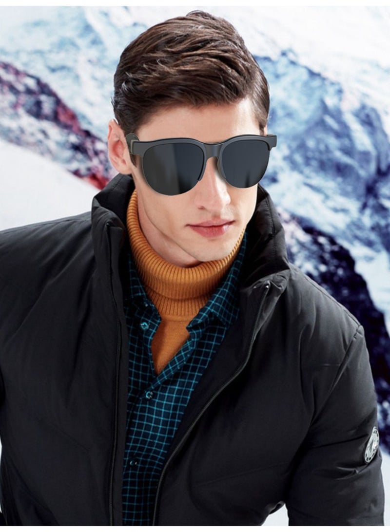 smartbarry 08 Smart Glasses, Polarized Bluetooth Sunglasses, Built-in Mic & Speakers, Voice Assistant, UVProtection Audio Sun Glass - Image 3