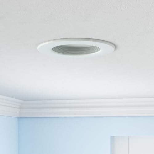 Sunco Lighting Sunco Retrofit LED Recessed Lighting 6 Inch, Downlight Can Lights for Ceiling, Baffle Trim, 965 LM, 13W (120W Equivalent), 4000K Cool White, Dimmable, Damp Rated UL 4 Pack. - Image 2