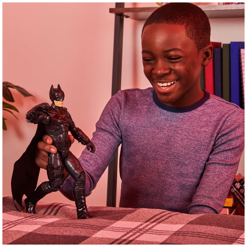 DC Comics, Batman 12-inch Action Figure, The Batman Movie Collectible Kids Toys for Boys and Girls Ages 3 and up - Image 3